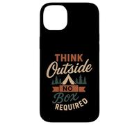 Funny Think Outside Camping Naturaleza Amante de la Vida SIL Carcasa para iPhone 14 Plus