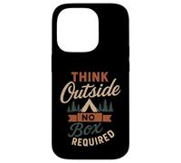 Funny Think Outside Camping Naturaleza Amante de la Vida SIL Carcasa para iPhone 14 Pro