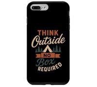 Funny Think Outside Camping Naturaleza Amante de la Vida SIL Carcasa para iPhone 7 Plus/8 Plus