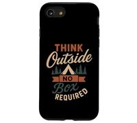 Funny Think Outside Camping Naturaleza Amante de la Vida SIL Carcasa para iPhone SE (2020) / 7/8