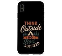 Funny Think Outside Camping Naturaleza Amante de la Vida SIL Carcasa para iPhone XS MAX