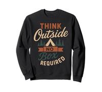 Funny Think Outside Camping Naturaleza Amante de la Vida SIL Sudadera