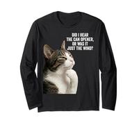 Funny Thinking Cat - Can Opener Or Just The Wind Manga Larga