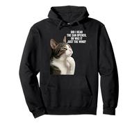 Funny Thinking Cat - Can Opener Or Just The Wind Sudadera con Capucha