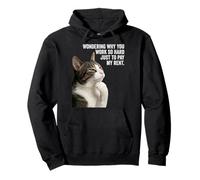 Funny Thinking Cat - Pay My Rent Sudadera con Capucha