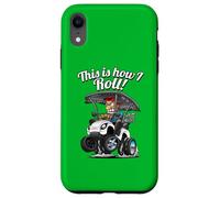 Funny This Is How I Roll Carrito de golf Carro de golf Caricatura Carcasa para iPhone XR