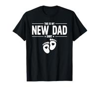 Funny This Is My New Dad Camisa, Anuncio de Embarazo papá Camiseta