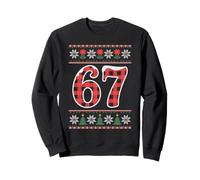 Funny This MY 67 Christmas Jersey Joke Gen Alpha Z Slay Six Sudadera