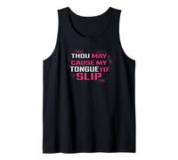 Funny Thou May Cause My Tongue To Slip Curse Words Camiseta sin Mangas