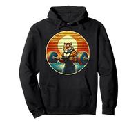 Funny Tiger Levantamiento Pesas Gimnasio Entrenamiento Culturistas Sudadera con Capucha