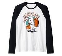 Funny To Sneaky little Spok Cute Halloween Camiseta Manga Raglan