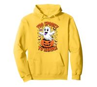 Funny To Spooky To Handle Cute Ghost Halloween Sudadera con Capucha