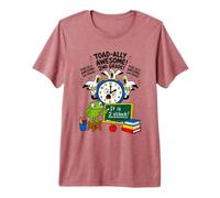 Funny Toad-ally Awesome Juego de Palabras de Rana de Segundo Grado 1er día de Escuela Camiseta Premium