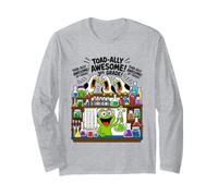 Funny Toad-ally Awesome Juego de Palabras de Rana de Tercer Grado 1er día de Escuela Manga Larga