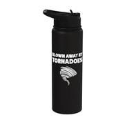 Funny Tornado Chasing Storm Stainless Steel Insulated Water Bottle