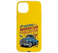 Funny Tow Truck Driver Certified Broken Car Collector Carcasa para iPhone 15 Plus