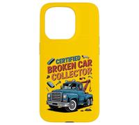 Funny Tow Truck Driver Certified Broken Car Collector Carcasa para iPhone 15 Pro