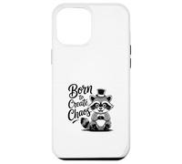 Funny Trash Panda Raccoon Meme Born to Create Chaos Carcasa para iPhone 12 Pro MAX