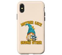 Funny Travel GNOME For Photographer Mom and Retired Grandma Carcasa para iPhone X/XS