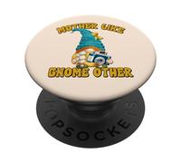 Funny Travel GNOME For Photographer Mom and Retired Grandma PopSockets PopGrip Adhesivo