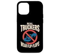 Funny Trucker Saying No Flip Flops Driver Pride Mujeres Hombres Carcasa para iPhone 12/12 Pro