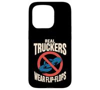 Funny Trucker Saying No Flip Flops Driver Pride Mujeres Hombres Carcasa para iPhone 15 Pro