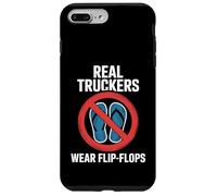 Funny Trucker Saying No Flip Flops Driver Pride Mujeres Hombres Carcasa para iPhone 7 Plus/8 Plus