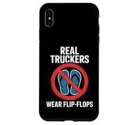 Funny Trucker Saying No Flip Flops Driver Pride Mujeres Hombres Carcasa para iPhone XS MAX