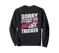 Funny Truckers Esposa Camionero Caliente Novia Camionero Conductor Sudadera