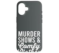 Funny True Crime Women's Murder Shows Comfy Clothes Gift Carcasa para iPhone 16
