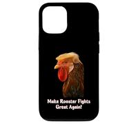 Funny Trump Meme Rooster Roosters Fight Farm Farmer Joke Carcasa para iPhone 12/12 Pro