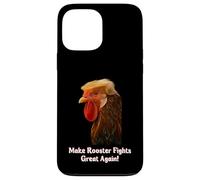 Funny Trump Meme Rooster Roosters Fight Farm Farmer Joke Carcasa para iPhone 13 Pro MAX