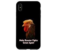 Funny Trump Meme Rooster Roosters Fight Farm Farmer Joke Carcasa para iPhone XS MAX