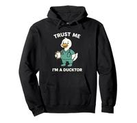 Funny Trust Me I'm a Ducktor Medical Pun Quack Duck Doctor Sudadera con Capucha