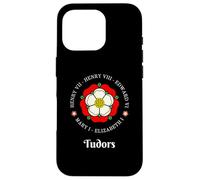 Funny Tudor Kings Queens Monarchs Historia Inglesa Rosa Carcasa para iPhone 16 Pro