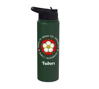 Funny Tudor Kings Queens Monarchs Historia Inglesa Rosa Stainless Steel Insulated Water Bottle