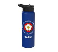 Funny Tudor Kings Queens Monarchs Historia Inglesa Rosa Stainless Steel Insulated Water Bottle