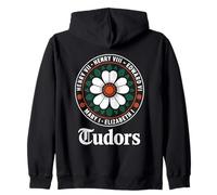 Funny Tudor Kings, Reinas Monarcas de la Historia Inglesa Rosa Sudadera con Capucha