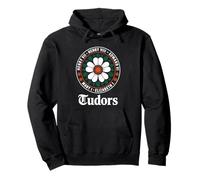 Funny Tudor Kings, Reinas Monarcas de la Historia Inglesa Rosa Sudadera con Capucha