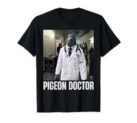 Funny Tuff Pigeon Doctor 2026 Nuevo Brainrot Meme Kid AI Broma Camiseta