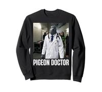Funny Tuff Pigeon Doctor 2026 Nuevo Brainrot Meme Kid AI Broma Sudadera