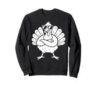 Funny Turkey Sunglasses Thanksgiving Gobble Bird Farm Lover Sudadera
