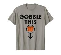Funny Turkey Thanksgiving Gobble This Dad Humor Hombres Adultos Camiseta