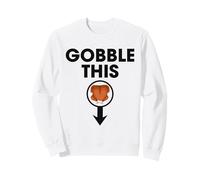 Funny Turkey Thanksgiving Gobble This Dad Humor Hombres Adultos Sudadera