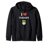 Funny Turnip Food Minimalist Simple i Love Turnips Sudadera con Capucha