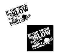 Funny Turtle Pegatinas de coche Calcomanía vehículo humorística Si usted piensa que esto es lento 17x12cm