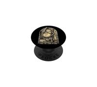 Funny T'was The Carbs M Lord Medieval Knight Fat Frog PopSockets PopGrip Adhesivo