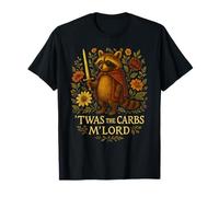 Funny TWAS The Carbs M' Lord Raccoon Cottagecore Sarcasmo Camiseta
