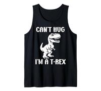 Funny tyrannosaurus dinosaur quote can't hug i'm a t-rex Camiseta sin Mangas