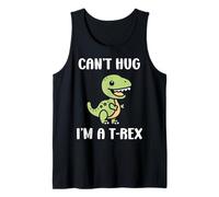 Funny tyrannosaurus dinosaur quote can't hug i'm a t-rex Camiseta sin Mangas